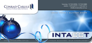 Conrad Carlile Newsletter Issue Two - Winter 2009